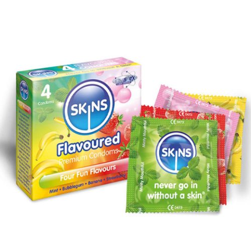 Skins Flavours Condoms 4s