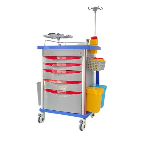 Emergency Crash Cart Trolley